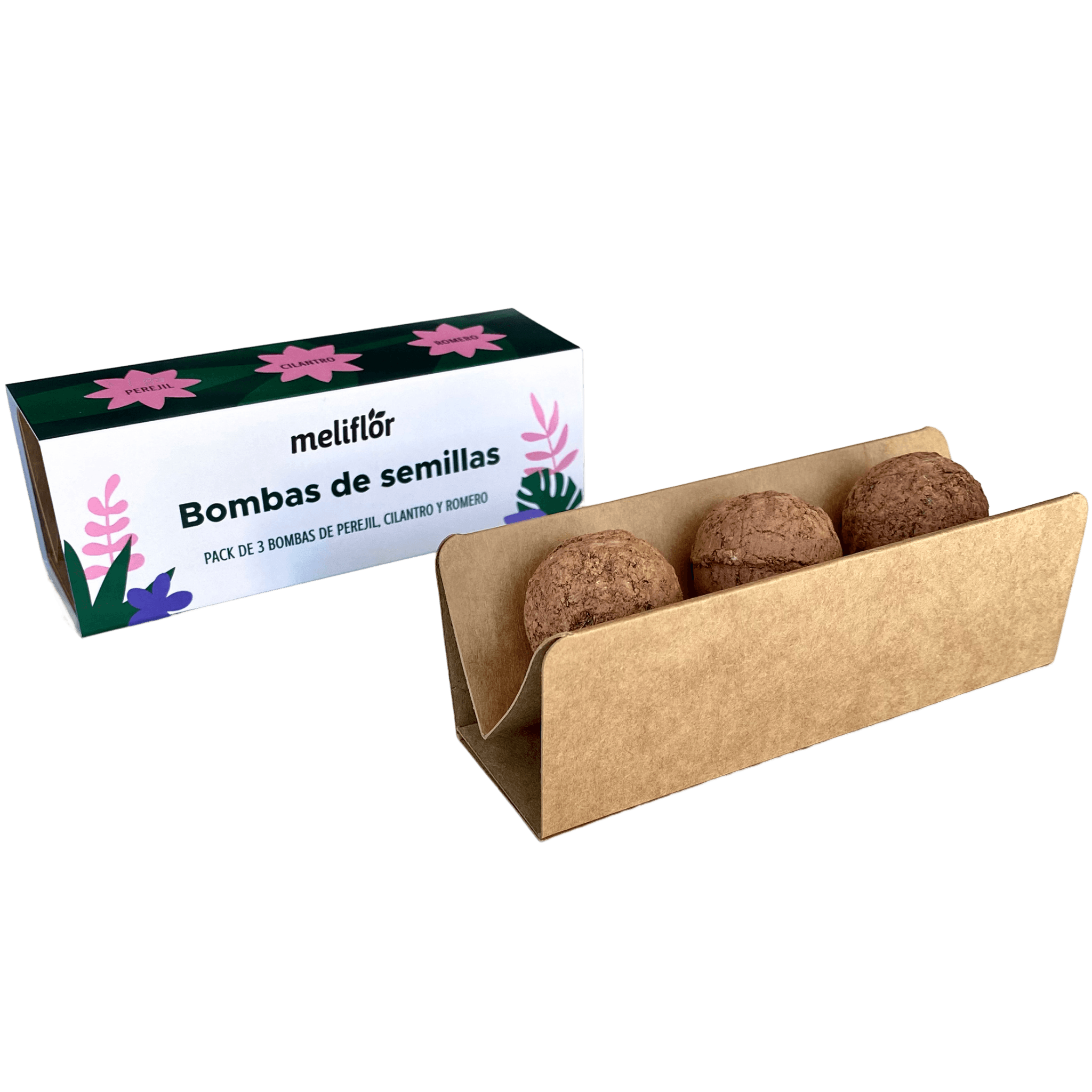 Meliflor Seed Bombs (Parsley, Cilantro and Rosemary) Meliflor Seed Bombs (Parsley, Cilantro and Rosemary)