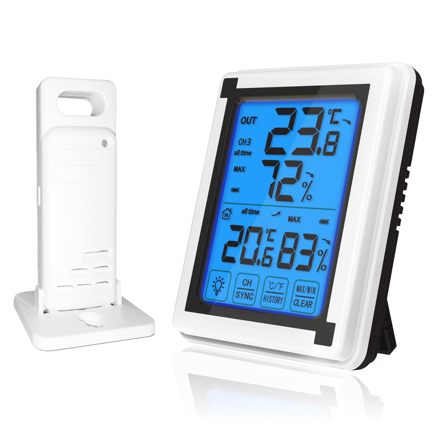 Clivex Climate Meter W Hygrothermo Wireless Clivex Climate Meter W Hygrothermo Wireless