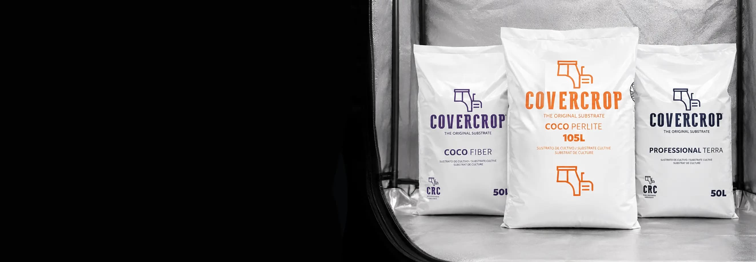Covercrop growing substrates Covercrop growing substrates